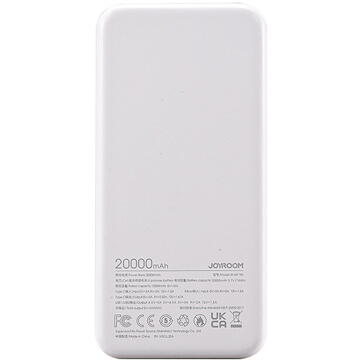 Baterie externa Joyroom powerbank 20000mAh Dazzling Series 22.5W white (QP195)