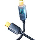 JOYROOM Joyroom USB C - Lightning 20W cable with charging power display 1.2 m black (S-CL020A4)