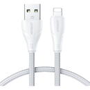 JOYROOM Joyroom cable USB - Lightning 2.4A Surpass Series 1.2 m white (S-UL012A11)