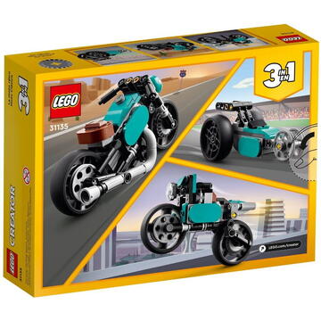 LEGO Creator 3 in 1 - Motocicleta vintage 31135, 128 piese