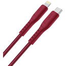 UNIQ Cablu Date si Incarcare USB Type-C la Lightning UNIQ Flex, 3A, 1.2 m, Rosu