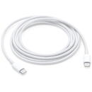 Cablu Date si Incarcare USB Type-C la USB Type-C Apple MUF7RF, 1 m, Alb