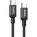 Hoco Cablu Date si Incarcare USB Type-C la USB Type-C HOCO X14 Double Speed, 1 m, 60W, Negru
