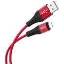 Hoco Cablu Date si Incarcare USB la Lightning HOCO X38 Cool, 1 m, Rosu