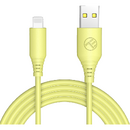 Cablu Date si Incarcare USB la Lightning Tellur, 1 m, 3A, Galben TLL155397