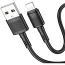 Hoco Cablu Date si Incarcare USB la Lightning HOCO X83 Victory, 1 m, 2.4A, Negru