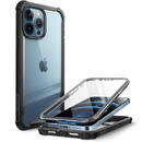 Supcase Husa Plastic - TPU Supcase Iblsn Ares pentru Apple iPhone 13 Pro, Full Cover, Neagra-Transparenta