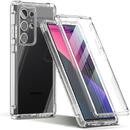 Husa TPU Tech-Protect Kevlar pentru Samsung Galaxy S23 Ultra S918, Transparenta