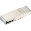 Hama "Rotate Pro" USB Stick, USB 3.0, 128GB, 90MB/s, silver