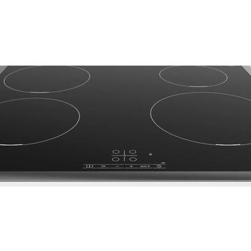 Plita Bosch PIE645BB5E Induction Hob, Number of burners/cooking zones 4, Silver Frame, Width 60 cm, Black