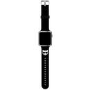 Curea Karl Lagerfeld, Choupette Head Watch Strap pentru Apple Watch 42/44mm, Silicon, Negru