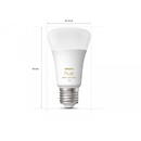 Philips Philips Hue LED Lamp E27 2-Pack Set 8W 800lm White Ambiance