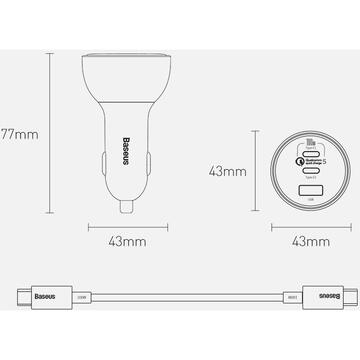 Baseus Qualcomm , USB, 2x USB-C, 160W Grey