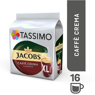 Capsule Cafea Bosch Capsule Tassimo Jacobs Caffe Crema XL 16