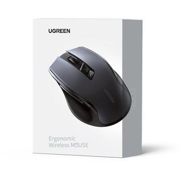 Mouse UGREEN 90545 MU006, DPI Ajustabil 800 - 4000, Design Compact, Negru