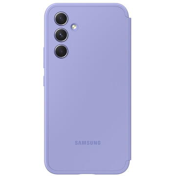 Husa Smart Flip tip View Wallet Case Samsung pentru Galaxy A54 (A546) Blueberry