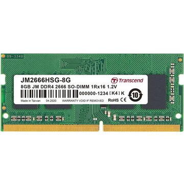 Memorie laptop Transcend JetRam, 8GB, DDR4-2666Mhz, CL19