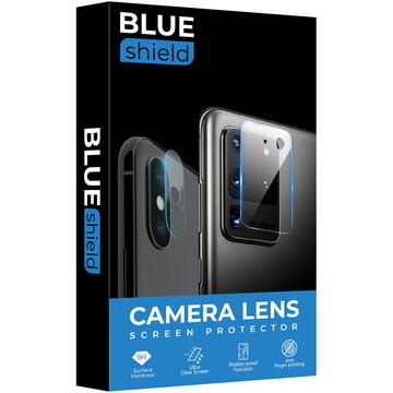 Folie Protectie Camera spate BLUE Shield pentru Xiaomi Mi 10 Pro 5G, Plastic