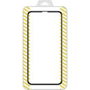 OEM Folie Protectie Ecran OEM pentru Apple iPhone 12 mini, Sticla securizata, Full Face, Full Glue, 5D, Neagra