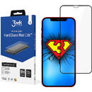 Folie Protectie Ecran 3MK HardGlass Max Lite pentru Apple iPhone 12 mini, Sticla securizata, Full Face, Full Glue, MP, Neagra
