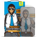 Mr. Monkey Glass Folie Protectie Ecran Mr. Monkey Glass pentru Apple iPhone 13, Sticla securizata, Full Face, Full Glue, 5D, Strong Privacy, Neagra