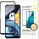 WZK Folie Protectie Ecran WZK pentru Motorola Moto G22, Sticla securizata, Full Face, Full Glue, Neagra