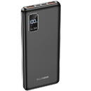BBJ15, 10000 mA, Quick Charge, 22.5W, Quick Charge 4.0 - Power Delivery, Cu Afisaj, Negru