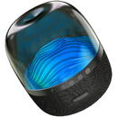 Boxa Bluetooth  BP8 Glazed Colorful Luminous, Neagra