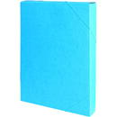 Office Products Mapa din carton A4, elastic pe colturi, latime 40mm, 450gr/mp, Office Products - albastru