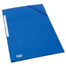 Mapa carton 450g/mp, cu elastic, ELBA Eurofolio - albastru