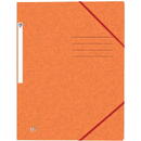 OXFORD Mapa A4, carton MultiStrat 390g/mp, cu elastic, OXFORD Top File - orange