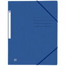 OXFORD Mapa A4, carton MultiStrat 390g/mp, cu elastic, OXFORD Top File - albastru