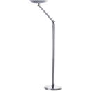 Unilux Lampa de podea cu picior, cu LED, cu brat articulat, UNILUX Varialux - gri metalizat