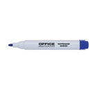 Office Products Marker pentru table de scris, varf rotund, corp plastic, Office Products - albastru
