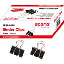 Epene Clip hartie 41mm, 12buc/cutie, EPENE - negru