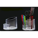 KEJEA Suport plastic pentru accesorii de birou, 5 compartimente, KEJEA - transparent cristal