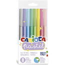 Carioca Carioca super lavabila, varf 1-4.7mm, 8 culori/set, CARIOCA Pastel - culori pastel