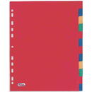 Elba Separatoare carton color, A4 XL, 225g/mp, 12 culori/set, ELBA