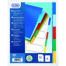 Elba Index plastic color numeric 1- 5, A4 XL, 120 microni, ELBA