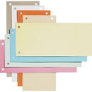 Elba Separatoare carton pentru biblioraft, 190g/mp, 105 x 240 mm, 100/set, ELBA - rosu