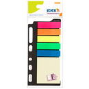 Stick'n Organiser notes autoadeziv 76 x 76 mm + 45 x 12 mm, 6 x 25 file/set, Stick"n