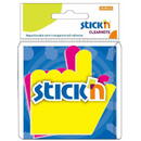 Stick'n Film index autoadeziv 76 x 76 mm, 2 x 30 file/set, Stick"n - mana - galben/magenta neon