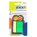 Stick'n Film index autoadeziv 45 x 12mm + 45 x 25 mm, 2 x 25 file/set, Stick"n - 2 culori pastel