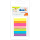 Stick'n Stick index hartie color 50 x 10 mm, 7 x 40 file/set, Stick"n - 7 culori neon