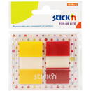 Stick'n Film index autoadeziv 45 x 25mm, 2 x 20 file, dispenser, Stick"n Pop-up Lite -2 culori trans/neon