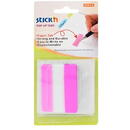 Stick'n Film index autoadeziv cu tab din hartie, 38 x 50mm, 10 file/set, Stick"n Pop-up - roz