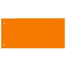 Kangaro Separatoare carton pentru biblioraft, 180 g/mp, 105 x 240 mm, 100/set, KANGARO - orange