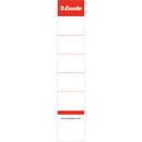 Etichete pentru biblioraft ESSELTE, interschimbabile, carton, 50 mm, 10 buc/set, alb