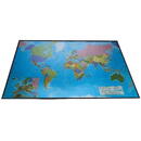 Mapa birou 41 x 62,5 cm, LANDS - buretata, harta lumii/Europa