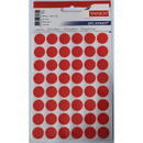 Tanex Etichete autoadezive color, D16 mm, 240 buc/set, TANEX - rosu